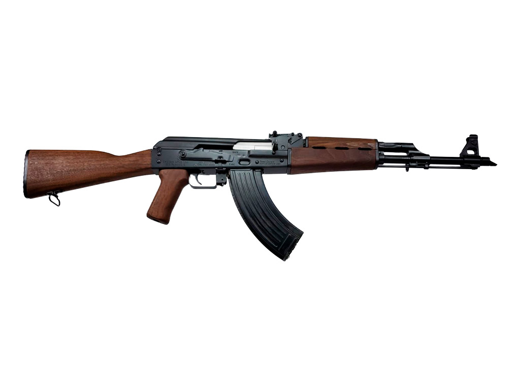 Zastava ZPAPM70 AK-47 Rifle BULGED TRUNNION 1.5MM RECEIVER - Walnut | 7.62x39 | 16.3" Chrome Lined Barrel 1 zr7762wm 1