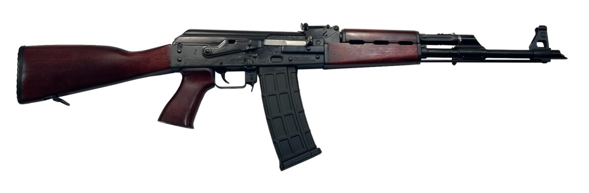 Zastava ZPAPM90 AK-47 Rifle BULGED TRUNNION 1.5MM RECEIVER - Serbian Red Wood | 5.56 NATO | 18.25" Chrome Lined Barrel | Red Wood Furniture 1 zr90556sr