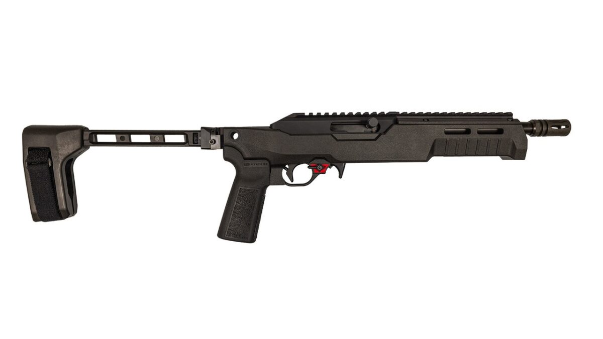 Franklin Armory F22 Semi-Automatic Pistol - Black | .22LR | 8" Barrel | Installed BSFIII Trigger | SB Chassis and Brace 1 02 30000 blk 1