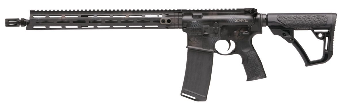 Daniel Defense 0212802957047 DDM4 V7 LW 5.56x45mm NATO 16" 30+1 Rattlecan Cerakote 6 Position w/SoftTouch Overmolding Stock 1 104008