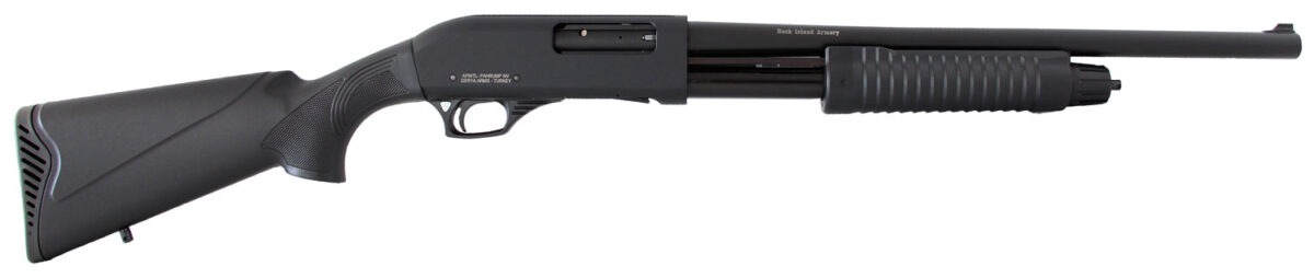 Rock Island CR103 Meriva 12 Gauge with 18.50" Barrel, 3" Chamber, 5+1 Capacity, Black Parkerized Metal Finish & Black Synthetic Stock Right Hand (Full Size) 1 108595