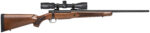 Mossberg 28059 Patriot 25-06 Rem Caliber with 5+1 Capacity, 22" Fluted Barrel, Matte Blued Metal Finish & Walnut Stock Right Hand (Full Size) Includes Vortex Crossfire II 3-9x40mm Scope 2 109226