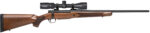 Mossberg 27942 Patriot 30-06 Springfield Caliber with 5+1 Capacity, 22" Fluted Barrel, Matte Blued Metal Finish & Walnut Stock Right Hand (Full Size) Includes Vortex Crossfire II 3-9x40mm Scope 2 109583