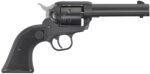 Ruger 2002 Wrangler 22 LR 6 Shot 4.62" Black Cerakote, Black Cerakote Aluminum Frame & Cylinder Black Checkered Polymer Grips 2 113147