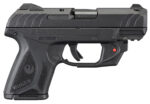 Ruger 3830 Security-9 Compact 9mm Luger 3.42" Barrel 10+1, Black Polymer Frame With Picatinny Acc. Rail, Black Oxide Steel Slide, Manual Safety, Includes Viridian Red Laser 2 115154