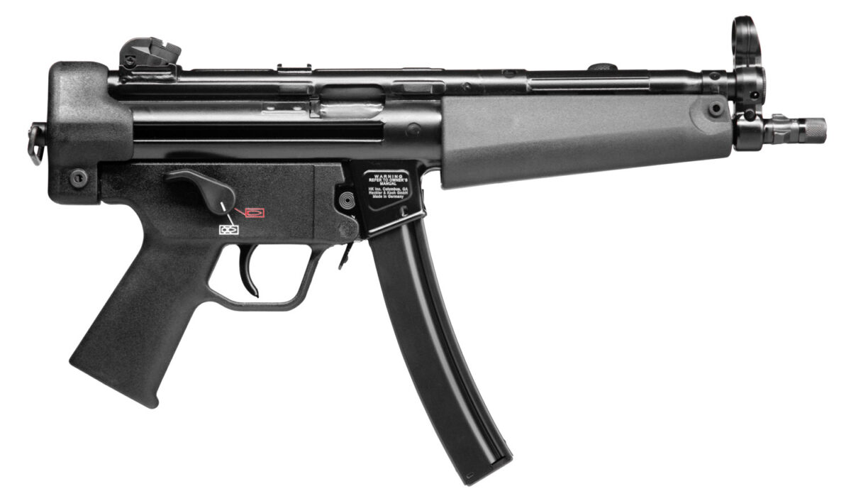 HK 81000477 SP5 9mm Luger 30+1 8.86" Black Steel Barrel, Black Aluminum Receiver, Black Polymer Grips 1 119910