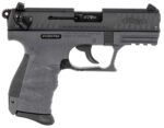 Walther Arms 5120765 P22 Q 22 LR 10+1 3.42" Black Steel/Threaded Barrel, Matte Black Tenifer Serrated/Steel Slide & Tungsten Gray Polymer Frame w/Picatinny Rail, Black Interchangeable Backstrap Grips 2 120111
