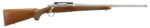 Ruger 57125 Hawkeye Hunter Full Size 204 Ruger 5+1 24" Satin Stainless Steel Threaded Barrel, Picatinny Rail Steel Receiver, Fixed American Walnut w/Pistol Grip Stock 2 120304