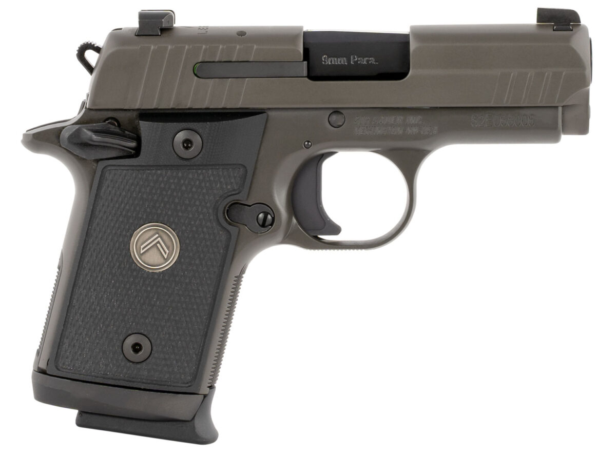 Sig Sauer 938M9LEGION P938 Micro-Compact Legion 9mm Luger 3" 10+1 Legion Gray Cerakote Elite Legion Gray Cerakote Stainless Steel Black G10 Grip X-Ray3 Night Sight 1 120517