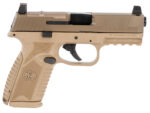 FN 66100742 509M MRD Mid-Size 9mm Luger 10+1 4" Black Recessed Crown Barrel, Flat Dark Earth PVD Optic Ready/Serrated Steel Slide, Flat Dark Earth Polymer Frame w/Picatinny Rail, Ambidextrous 2 125563
