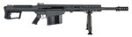 Barrett 18062 M107A1 50 BMG 20" 10+1 Black Cerakote Black Fixed w/Sorbothane Recoil Pad Stock Black Polymer Grip 2 125728