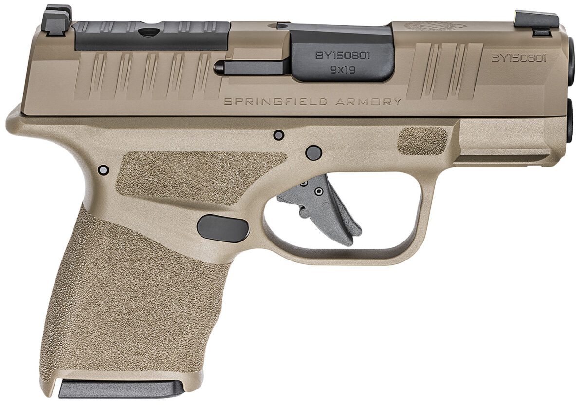 Springfield Armory HC9319FOSP Hellcat Micro-Compact OSP 9mm Luger 3" 11+1, 13+1 Flat Dark Earth Flat Dark Earth Cerakote Steel Slide Adaptive Textured Flat Dark Earth Polymer Grip 1 126622