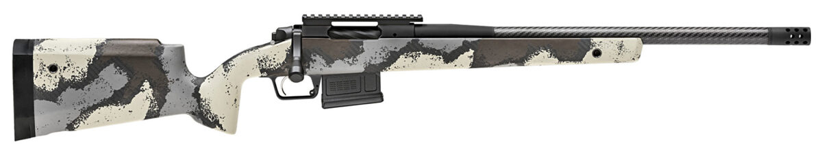 Springfield Armory BAW9206CMCFD 2020 WayPoint 6mm Creedmoor 5+1 20" CF Ridgeline Camo Hybrid Profile w/M-LOK Stock Desert Verde Cerakote Right Hand 1 129946