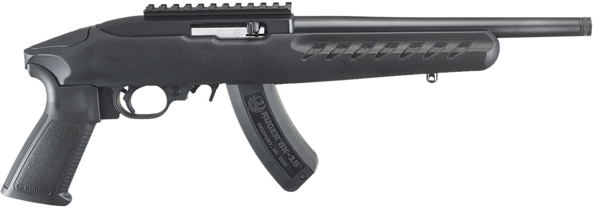 Ruger 4923 22 Charger 22 LR 15+1 10" Black Steel Barrel, Black Polymer Frame, Matte Black Receiver w/Picatinny Rail, Ergonomic Polymer Grip, Right Hand 1 1303