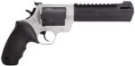 Taurus 2460065RH Raging Hunter 460 S&W Mag 5rd 6.75" Matte Black Oxide Barrel & Cylinder Matte Stainless Steel Frame Black Rubber with Integrated Cushion Insert Grip 2 131302