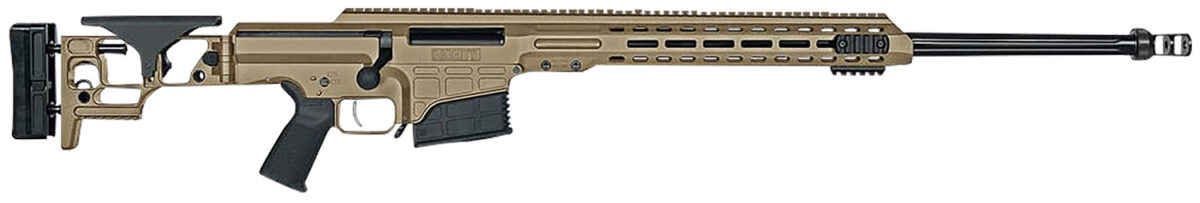 Barrett 18479 MRAD 338 Lapua Mag 26" 10+1 Flat Dark Earth Cerakote Flat Dark Earth Folding with Adjustable LOP Stock Black Polymer Grip Right Hand 1 132786