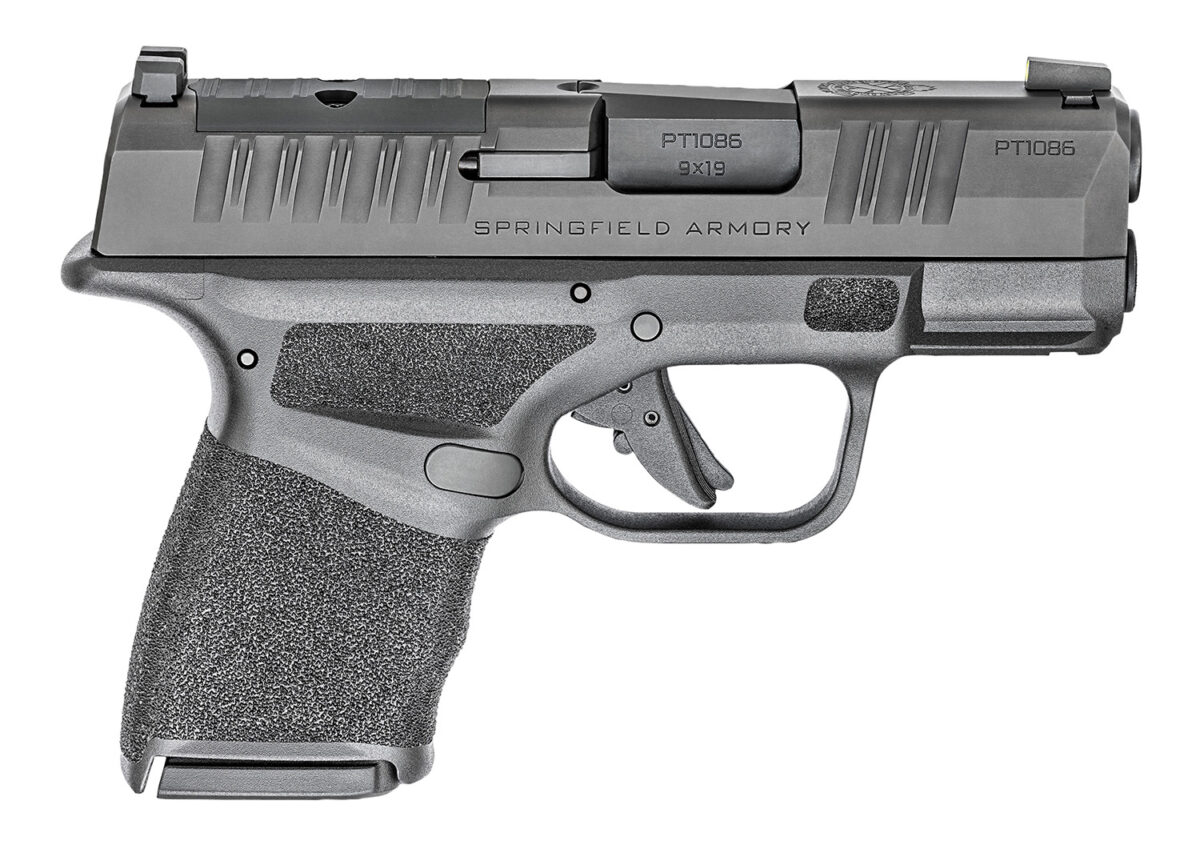 Springfield Armory HC9319BOSPLC Hellcat OSP Micro-Compact 9mm Luger 10+1, 3" Black Melonite Hammer Forged Barrel, Black Melonite Optic Ready/Serrated Steel Slide, Adaptive Textured Grip 1 133051