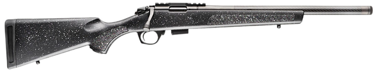 Bergara Rifles BMR004 BMR Carbon Fiber Full Size 22 WMR 5+1/10+1 20" Matte Blued Carbon Fiber/Steel Threaded Barrel & Drilled & Tapped Steel Receiver, Fixed Black/Gray Speckled Synthetic Stock 1 133583