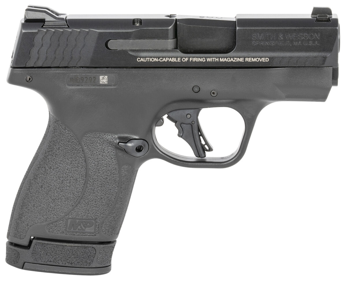 Smith & Wesson 13248 M&P Shield Plus Micro-Compact Frame 9mm Luger 10+1/13+1, 3.10" Black Armornite Stainless Steel Barrel & Serrated Slide, Matte Black Polymer Frame, No Safety 1 134508