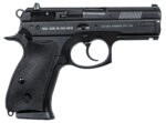 CZ-USA 91199 P-01 9mm Luger 15+1, 3.75" Steel Barrel, Black Serrated Steel Slide, Black Polycoat Aluminum Frame w/Beavertail, Black Rubber Grip 2 13658