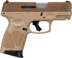 Taurus 1G3C93ETMA G3C *MA Compliant 9mm Luger 10+1 3.26" Matte Coyote Brown Barrel, Coyote Cerakote Serrated Steel Slide, Tan Polymer Frame w/Picatinny Rail, Tan Polymer Grips 2 139064