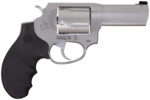 Taurus 260539NS Defender 605 SA/DA 38 Special +P or 357 Mag 5 Shot 3" Barrel, Overall Matte Finish Stainless Steel, Finger Grooved Black Hogue Rubber Grip, Night Front Sight 2 142153