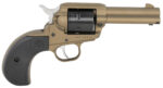 Ruger 2017 Wrangler 22 LR 6 Shot 3.75" Burnt Bronze Cerakote Steel Barrel, Burnt Bronze Cerakote Aluminum Frame, Black Cerakote Cylinder, Black Birdshead Grip, Exposed Hammer 2 142285