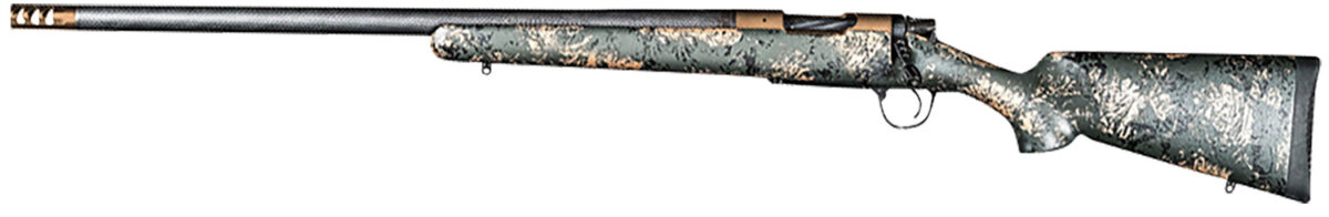 Christensen Arms 8010621000 Ridgeline FFT 7mm Rem Mag 3+1 22" Carbon Fiber/Threaded Barrel, Burnt Bronze Cerakote, Green with Black/Tan Accents Stock, Left Hand 1 146035