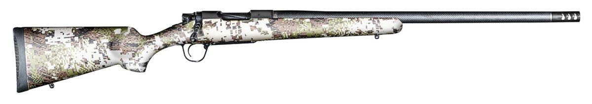 Christensen Arms 8010628000 Ridgeline FFT 6.5 PRC 3+1 20" Carbon Fiber/Threaded Barrel, Black Nitride, Sitka Subalpine Camo Stock 1 146043