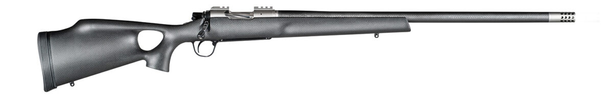 Christensen Arms 8010800105 Summit TI Full Size 6.5 PRC 3+1, 24" Natural Titanium Steel Threaded Barrel, Natural Titanium Aluminum Receiver, Natural Carbon Fiber Fixed Thumbhole Stock 1 146090
