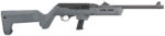 Ruger 19130 PC Carbine 9mm Luger 17+1 16.10" Threaded/Fluted Barrel, Type III Hard Coat Anodized Aluminum Alloy Receiver, Stealth Gray Magpul PC Backpacker Stock, Optics Ready 2 147122
