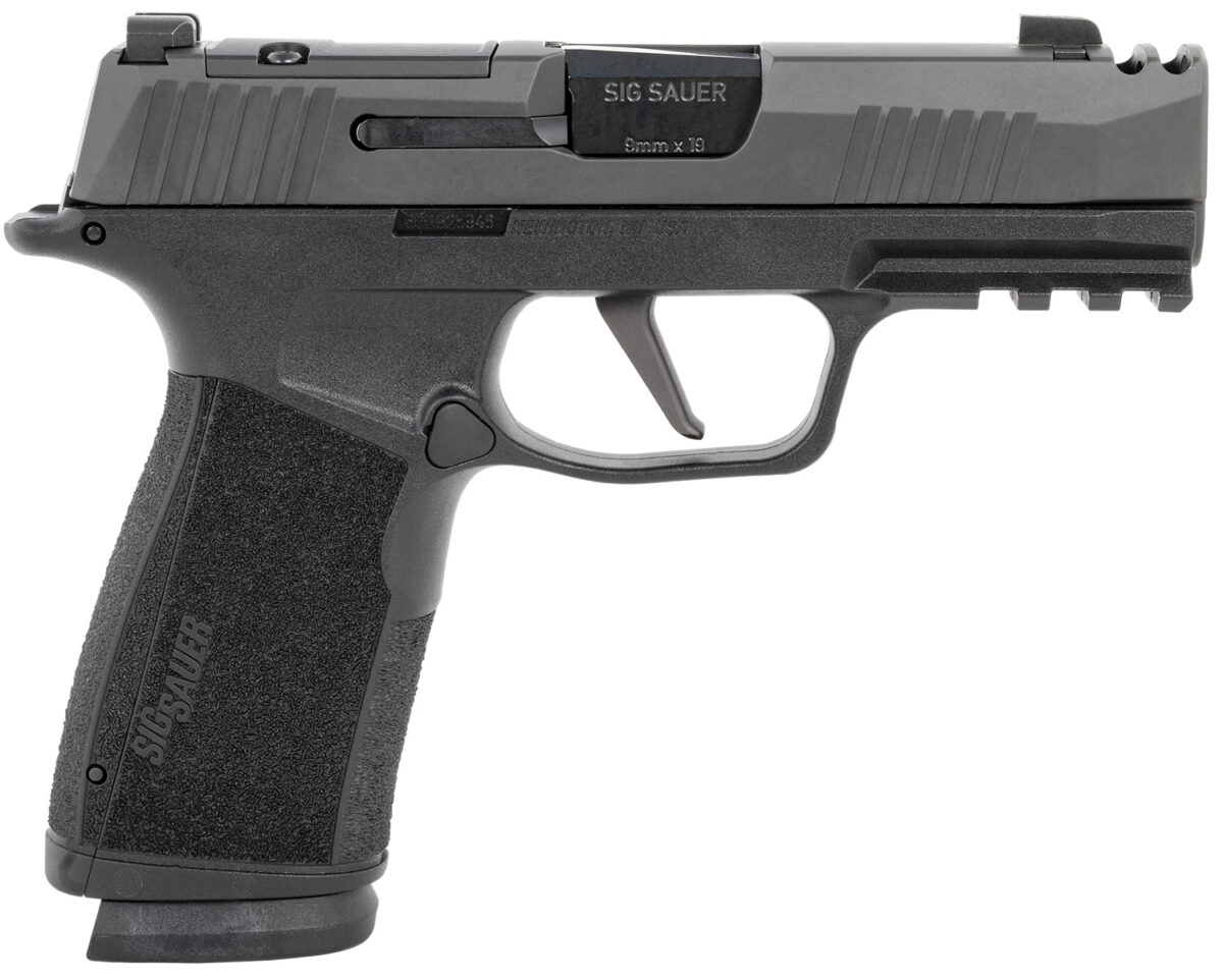 Sig Sauer 365XCA-9-COMP P365-XMACRO 9mm Luger 3.10" 17+1, Black, Steel Slide with Optic Cuts & Integrated Compensator, XRAY Sights 1 148237