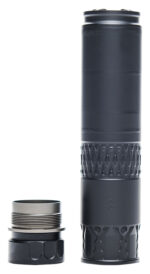 Rugged Suppressors AK360 Alaskan360 36 Cal 1.60" D, Rated Up to 338 Lapua, 130.80 dB (308 Win), Black Stainless Steel, R.U.M. Mount Included 2 149712