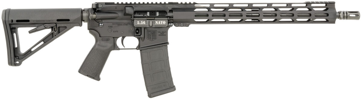 Diamondback DB1717K005 DB15 5.56x45mm NATO 30+1 16", Black, Magpul Carbine Stock & MOE Grip, 15" M-Lok Handgaurd 1 150518