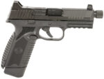 FN 66101383 545 Tactical 45 ACP 15+1/18+1 4.71" Black Target Crown/Threaded Steel Barrel, Black PVD Optic Cut/Serrated Steel Slide & Polymer Frame w/Picatinny Rail, Ambidextrous 2 151359