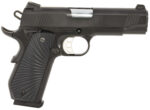 SDS Imports 10100102 1911 Devil Ray Carry 45 ACP 8+1 4.25" Stainless Steel Barrel, Black Cerakote Serrated Steel Slide, Black Cerakote Steel Frame w/Beavertail, Black Sunburst G10 Grips 2 152707