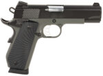 Tisas 10100106 1911 Stingray Carry Frame 9mm Luger 10+1 4.25" Stainless Steel Barrel, Black Cerakote Steel Serrated Slide, Black Cerakote Steel Frame w/Beavertail, Black Sunburst G10 Grip 2 152711