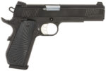 Tisas 10100502 1911 Duty Carry 45 ACP 8+1 5" Stainless Steel Barrel, Black Cerakote Serrated Slide, Black Cerakote Steel Frame w/Beavertail Black Sunburst G10 Grips 2 152717