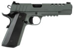 Tisas 10100512 1911 Night Stalker Full Size 45 ACP 8+1 5" Black Steel Ramped Barrel, Platinum Grey Cerakote Ported/Serrated Slide & Frame w/Picatinny Rail & Beavertail, Ambidextrous 2 152728