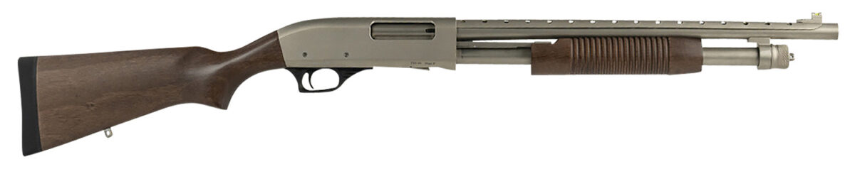 Tokarev USA 21000409 TX3 12 Gauge 18.50" 3" 5+1, Nickel Metal Finish, Turkish Walnut Stock, Fiber Optic & Ghost Ring Sight (Accepts Mossberg 590 Furniture) 1 152758