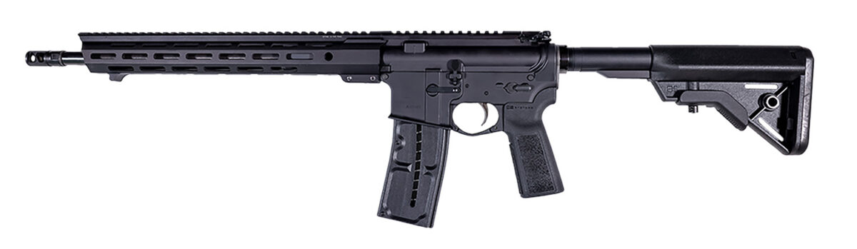 Franklin Armory 0010062BLK F17 L 17 WSM 10+1 16" Black Precision Barrel, Black Aluminum w/M-LOK & Picatinny Rail Receiver, Black Adjustable B5 Bravo Stock 1 154104