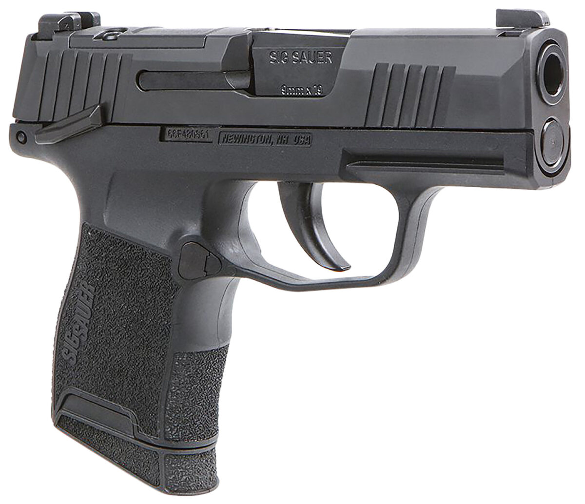 Sig Sauer 3659BXR3PMS P365 BXR Micro-Compact 9mm Luger 10+1, 3.10" Black Steel Barrel, Black Nitron Optic Ready/Serrated Slide, Black Stainless Steel Frame w/Picatinny Rail, Black Polymer Grips 1 154487