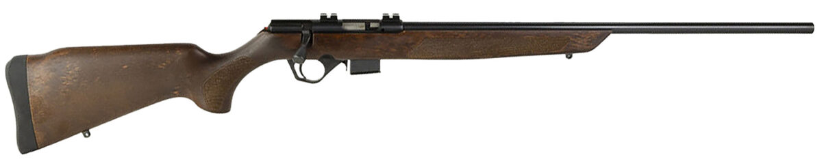 Rossi RB22W2111WD RB22 Full Size 22 WMR 5+1 21" Blued Steel Barrel, Blued Weaver Scope Mount Steel Receiver, Hardwood Monte Carlo Stock 1 157582