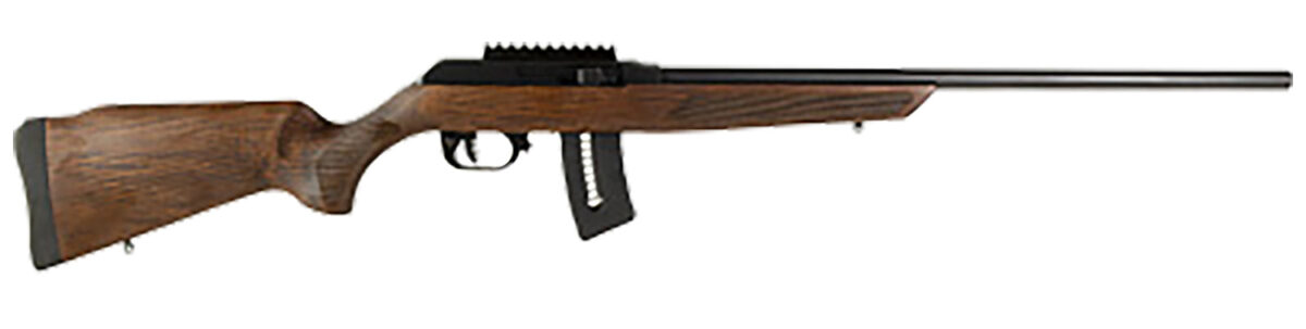 Rossi RS22W2111WD RS22 Full Size 22 WMR 10+1 21" Matte Black Steel Barrel, Matte Black Picatinny Rail Steel Receiver, Fixed Hardwood Stock 1 157584