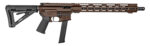 Diamondback DB1418P071 DB15 9mm Luger 32+1 16", Midnight Bronze Rec/M-Lok Handgaurd, Carbon Lower, Black Magpul CTR Stock/K2 Grip, Flash Hider 2 157697