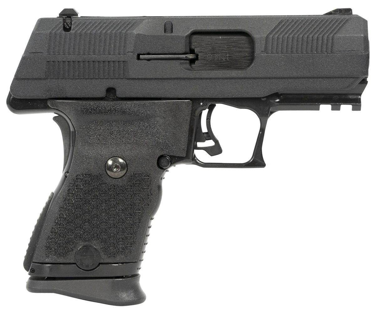 Hi-Point YC9NTB YC9 9mm Luger 10+1 3.93" Black Steel Barrel, Black YC9 Styled/Serrated Slide, Black Polymer Frame w/Picatinny Rail, Black Plastic Grips 1 158208