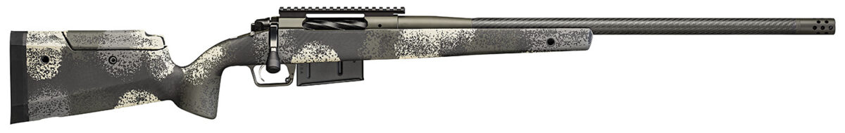 Springfield Armory BAW9247CFGA Model 2020 Waypoint 7mm Rem 3+1 24" Mil-Spec Green Cerakote Carbon Fiber Steel Barrel & Picatinny Rail Stainless Steel Receiver, Evergreen Camo Fixed Carbon Fiber Stock 1 158656