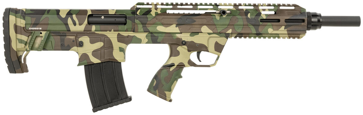 Tokarev USA 21000168 TBP M81 Bullpup 12 Gauge Semi-Auto 3" 5+1 18.50" Black Steel Barrel, M81 Woodland Camo, Picatinny Rail Receiver, M81 Woodland Camo Adjustable Synthetic Stock 1 158867