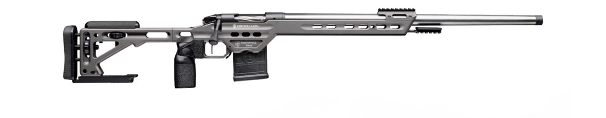 Bergara Rifles BPR25-6GT Premier Competition 6 GT 10+1 26" Polished Clear Cerakote #4 Tapered Steel Threaded Barrel, Polished Clear Cerakote Steel Receiver, Tungsten MPA BA Chassis 1 160124