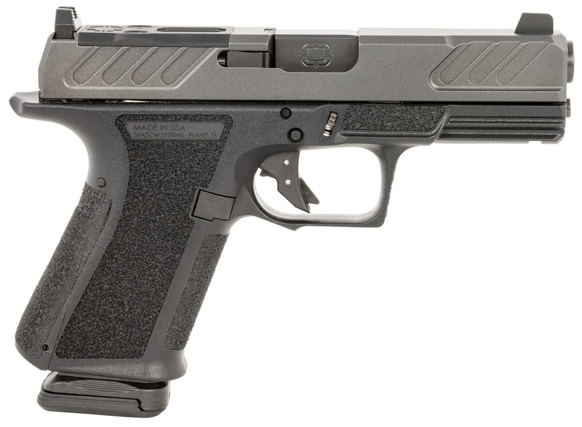 Shadow Systems SS1306 MR920 Foundation 9mm Luger 15+1 4" Black Nitride Match Grade Barrel & Optic Cut/Serrated/SS Logo Stainless Steel Slide, Black Polymer Frame w/Beavertail & Picatinny Rail 1 160621